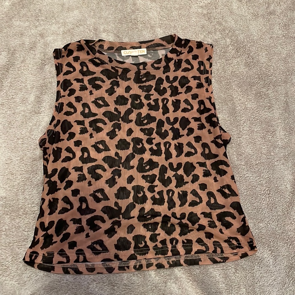 Cloud Ten cropped tanktop, size L